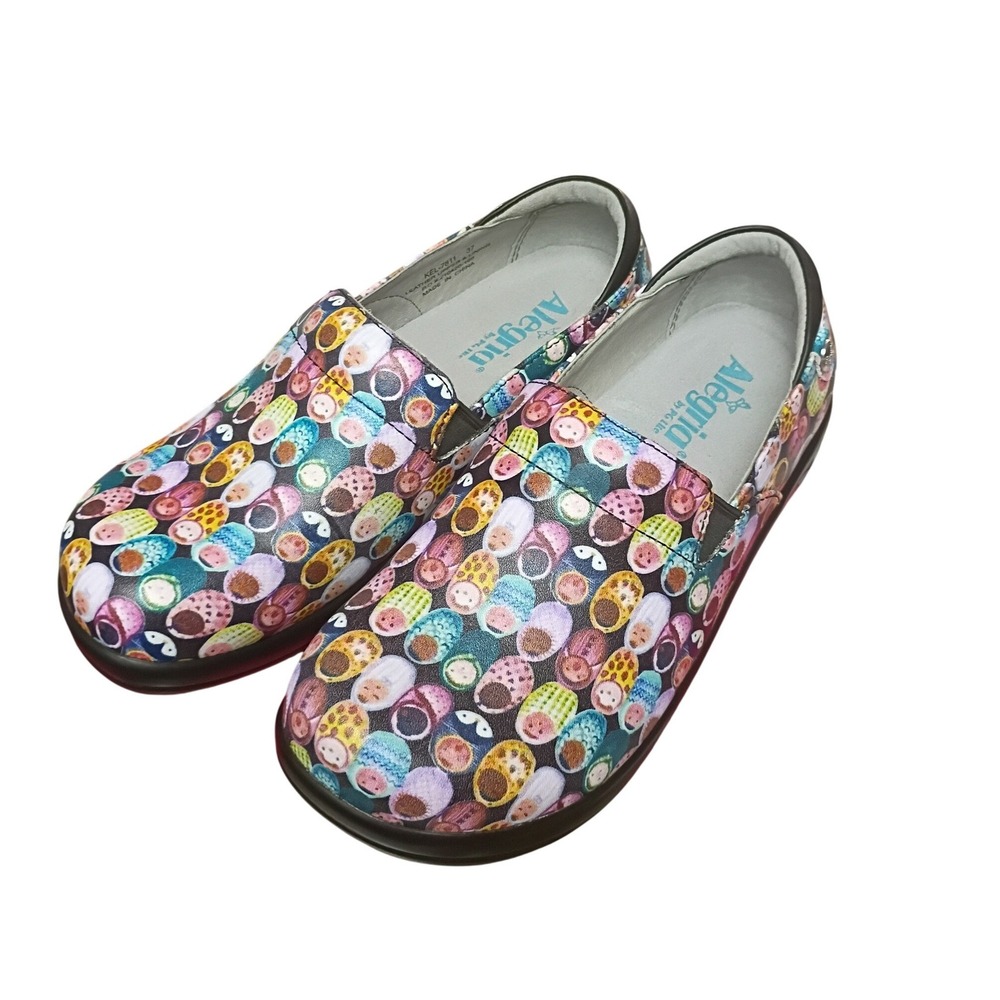 Alegria Keli Professional Clogs Russian Nesting Dolls Leather KEL-7011